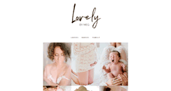 Desktop Screenshot of lovelybymeg.com